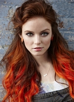 czerwone końce super fryzurka młodzieżowa, ombre hair