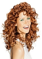 propozycja długie fryzury rude włosy kręcone, burza loków